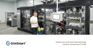 Hinged Box Thermoforming machine