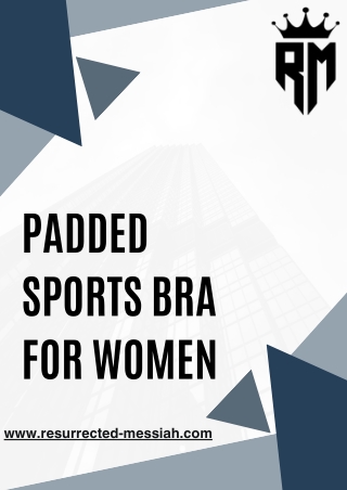 Get Stylish & Supportive Padded Sports Bras for Women in All Sizes