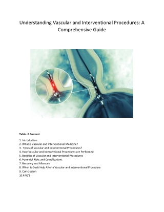 understanding vascular and interventional