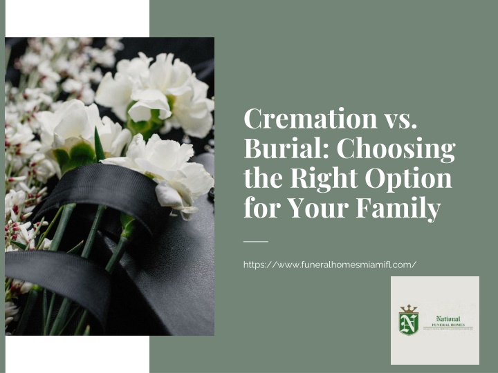 cremation vs burial choosing the right option