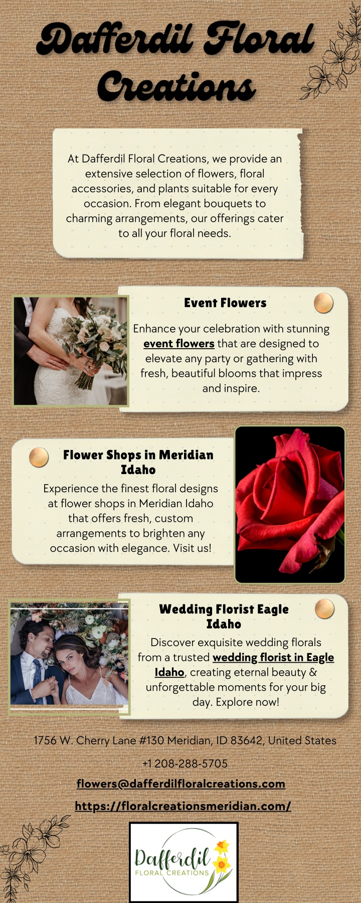 at dafferdil floral creations we provide