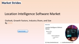 Location Intelligence Software Market Outlook, 2025-2033