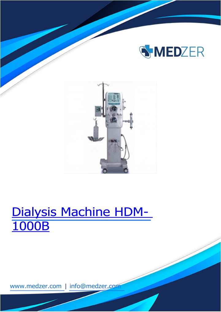 dialysis machine hdm 1000b