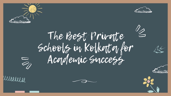 the best private schools in kolkata for academic