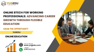 online btech for working professionals advancing