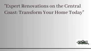 expert renovations on the central coast transform