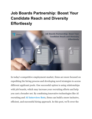 Job Boards Partnership_ Boost Your Candidate Reach and Diversity Effortlessly