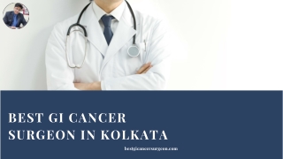 Best GI Cancer Surgeon in Kolkata - Dr. Suddhasatta Sen