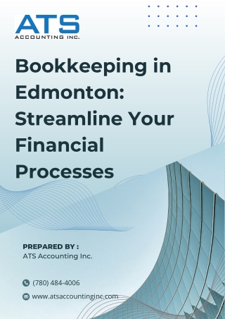 Bookkeeping in Edmonton Streamline Your Financial Processes
