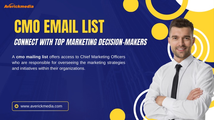 a cmo mailing list offers access to chief