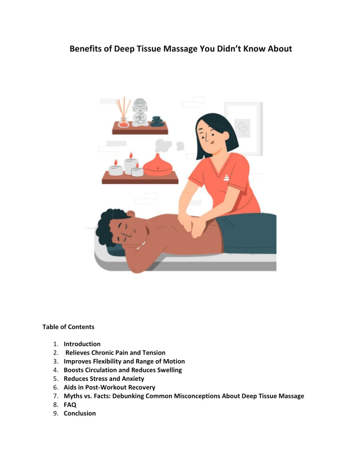 benefits of deep tissue massage you didn t know