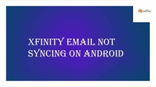 Xfinity Email Not Syncing on Android