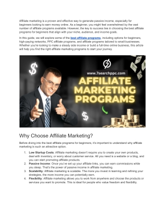affiliate marketing is a proven and effective