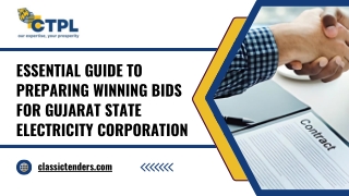 Guide to Submitting Winning Bids for Gujarat State Electricity Corporation