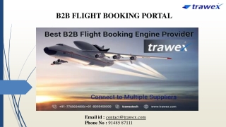 B2B Flight Booking Portal