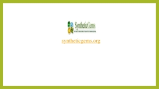 Synthetic Gems | Syntheticgems.org