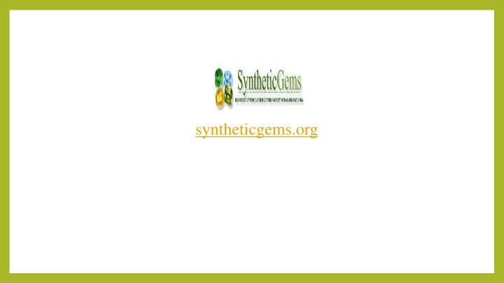 syntheticgems org