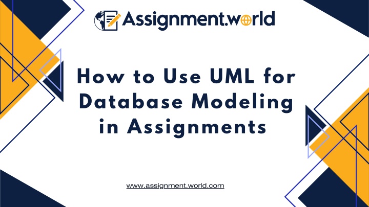 how to use uml for database modeling