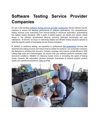 software companies