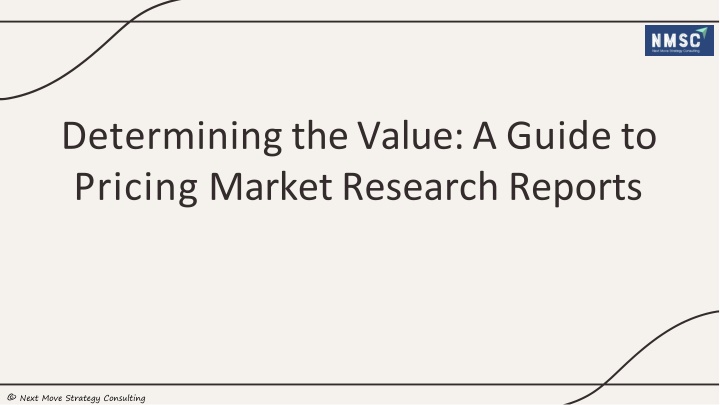 determining the value a guide to pricing market