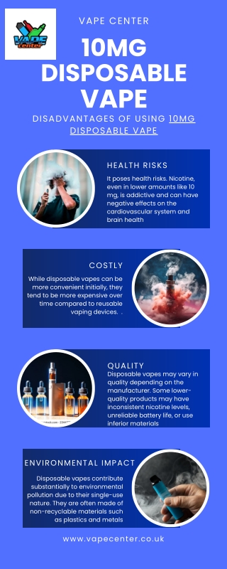 Disadvantages of 10mg Disposable Vapes | Vape Center