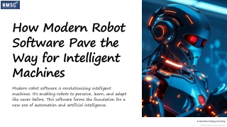 how modern robot software pave