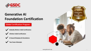 generative ai foundation certification