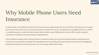 why mobile phone users need insurance