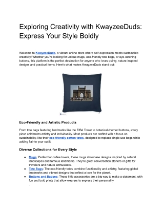 exploring creativity with kwayzeeduds express