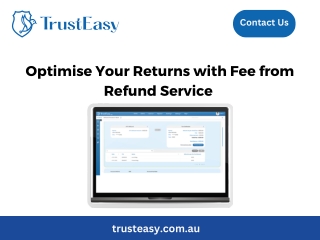 Optimise Your Returns with Fee from Refund Service