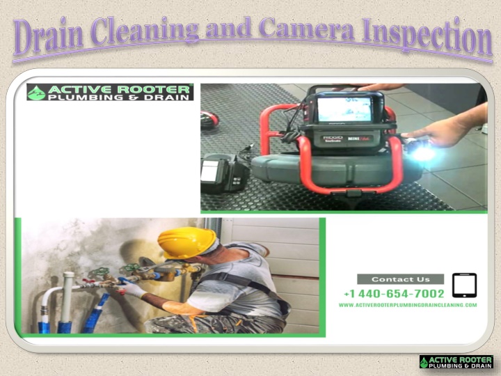 drain cleaning and camera inspection