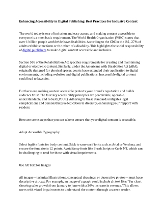 enhancing accessibility in digital publishing