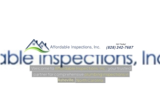 Plumbing Inspections Asheville NC