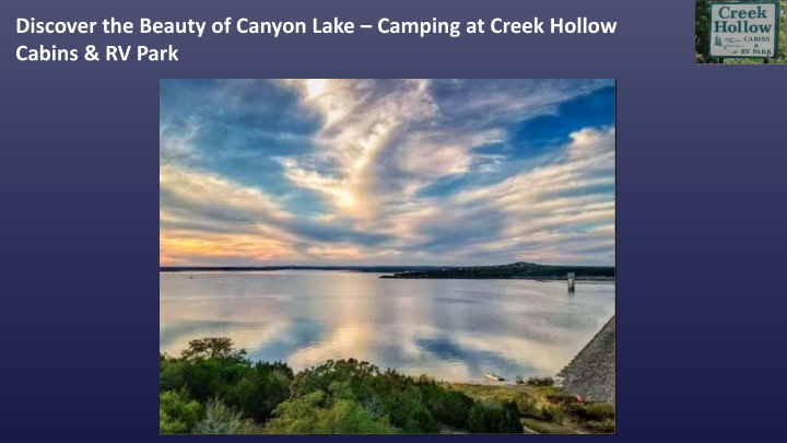 discover the beauty of canyon lake camping