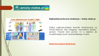 Najbardziej skuteczna medytacja Anioly-nieba.pl