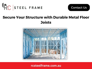 Secure Your Structure with Durable Metal Floor Joists