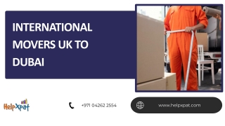 International movers uk to dubai