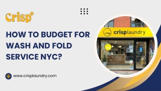 How to Budget for Wash and Fold Service NYC?