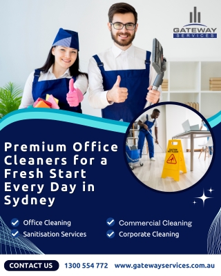 Premium Office Cleaners for a Fresh Start Every Day in Sydney