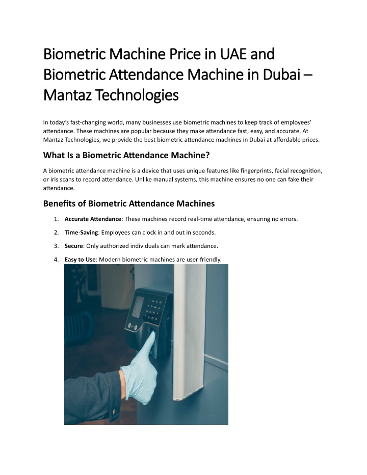 biometric machine price in uae and biometric