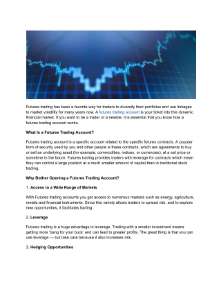 The Ultimate Guide to Opening a Futures Trading Account