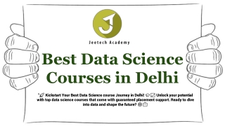 BEST DATA SCIENCE COURSES IN DELHI