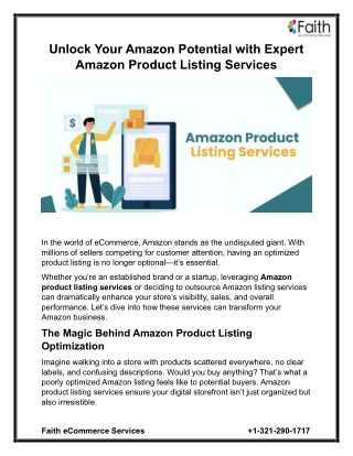 unlock your amazon potential with expert amazon