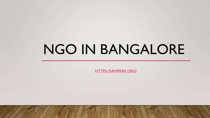 ngo in bangalore