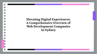 Top Web Development Company in Sydney