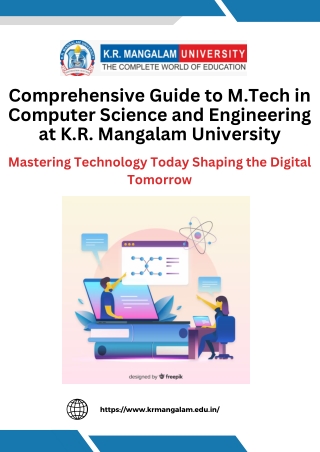 comprehensive guide to m tech in computer science