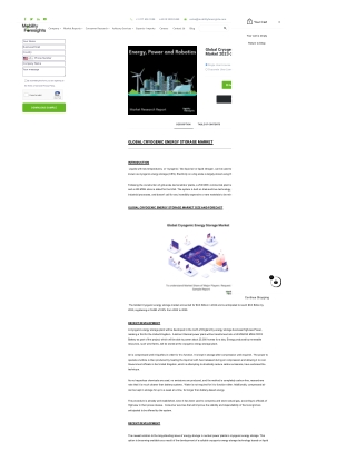 From Liquid Air to Power: The Global Cryogenic Energy Storage Market Outlook