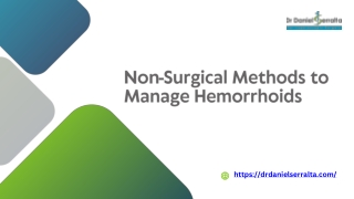 Non-Surgical Hemorrhoid Solutions from Specialists in Dubai