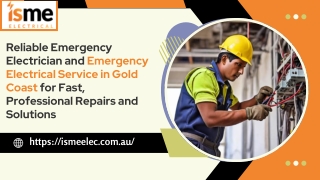 Reliable Emergency Electrician and Emergency Electrical Service in Gold Coast for Fast, Professional Repairs