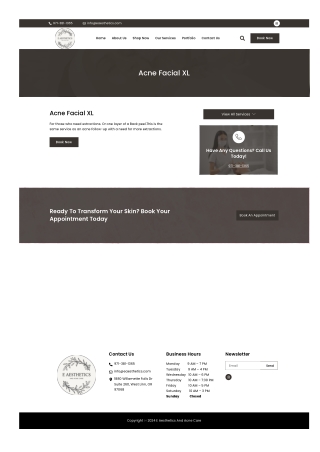 Acne facial specialist West Linn